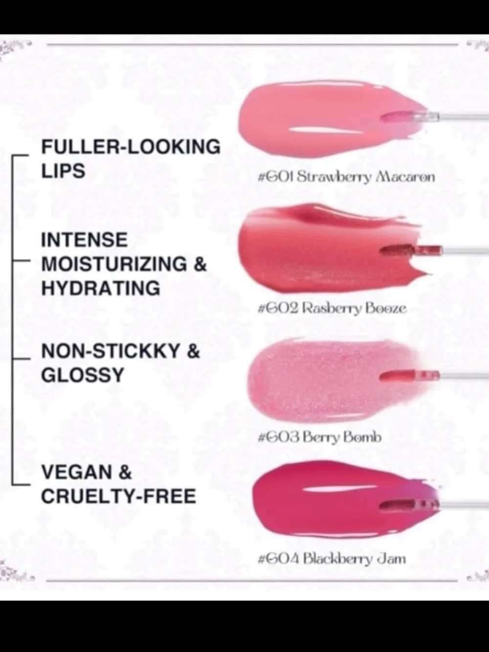 Flower Knows Strawberry Rococo Lipgloss Berry Bomb G03 BNIB